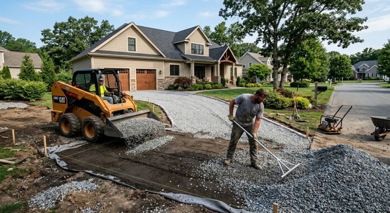 Gravel Driveway Installation