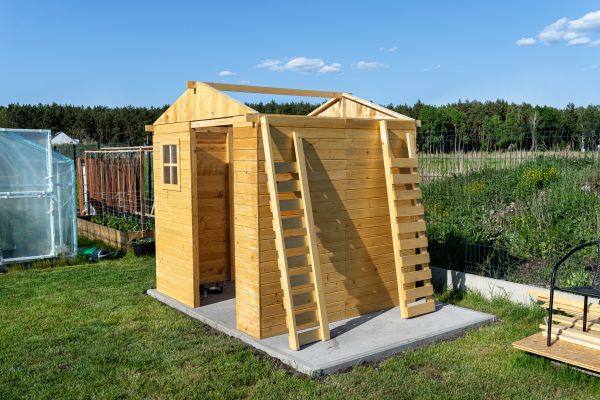 Shed Support Installation